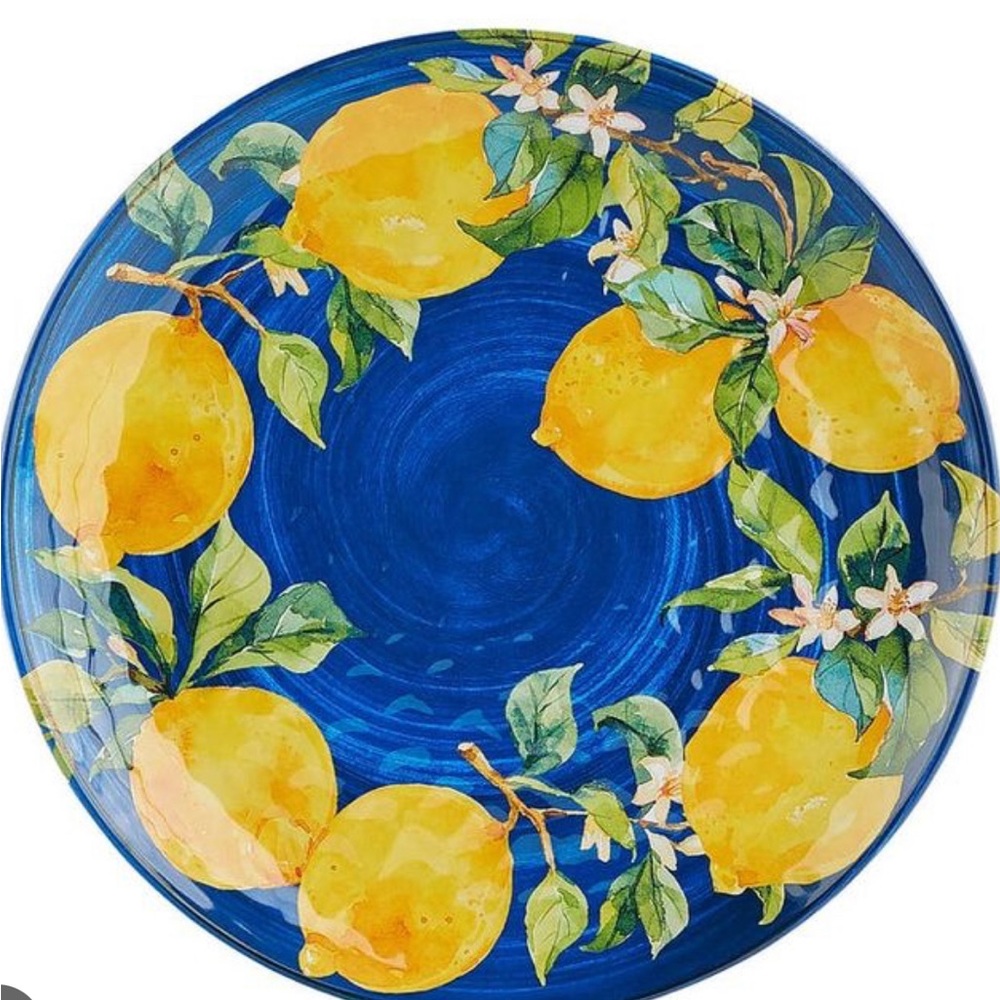 Pier 1 melamine lemon plates